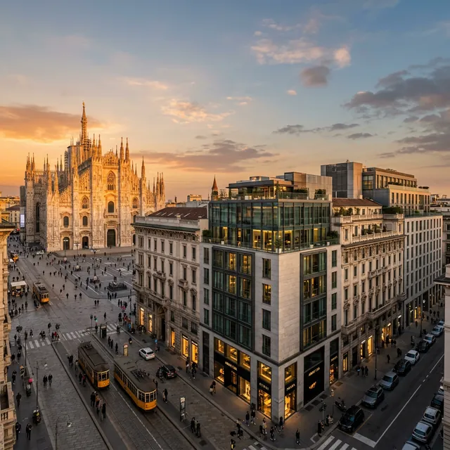 Milan European architecture